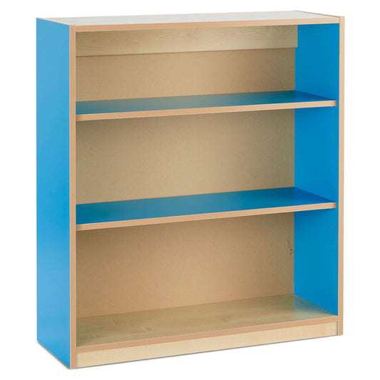 Monarch Open Bookcase with 2 Coloured Adjustable Shelves (H1000)