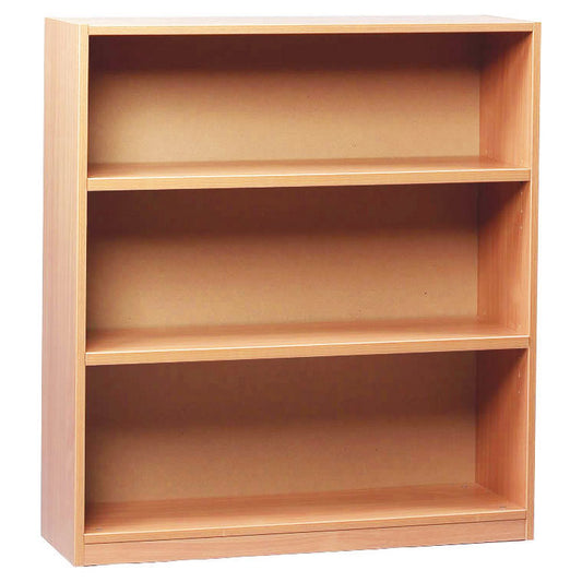 Monarch Open Bookcase with 1 Fixed & 2 Adjustable Shelves (H1000mm)