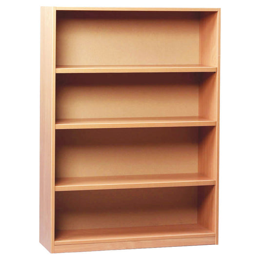 Monarch Open Bookcase with 1 Fixed & 2 Adjustable Shelves (H1250mm)