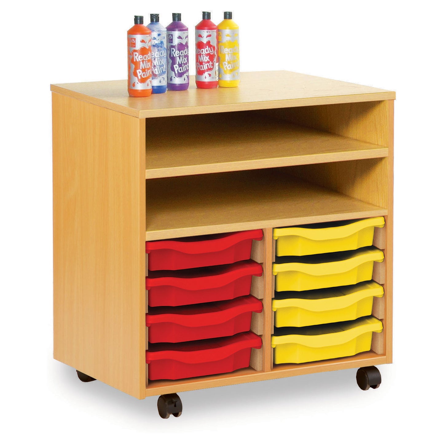 Monarch Shelf Storage Unit with 8 Single or 4 Double Trays