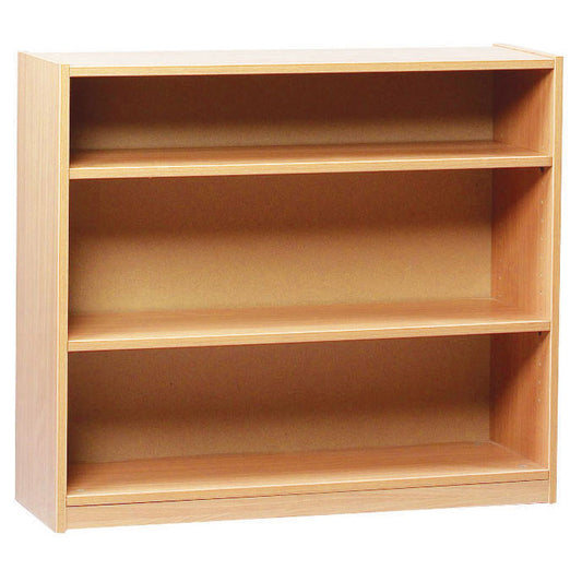 Monarch Open Bookcase with 2 Adjustable Shelves (H750mm)