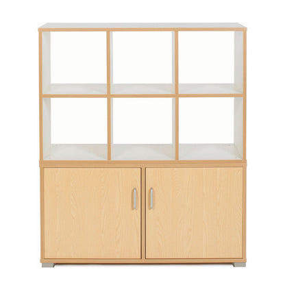 Monarch 6 Cube Backless Horizontal Room Divider