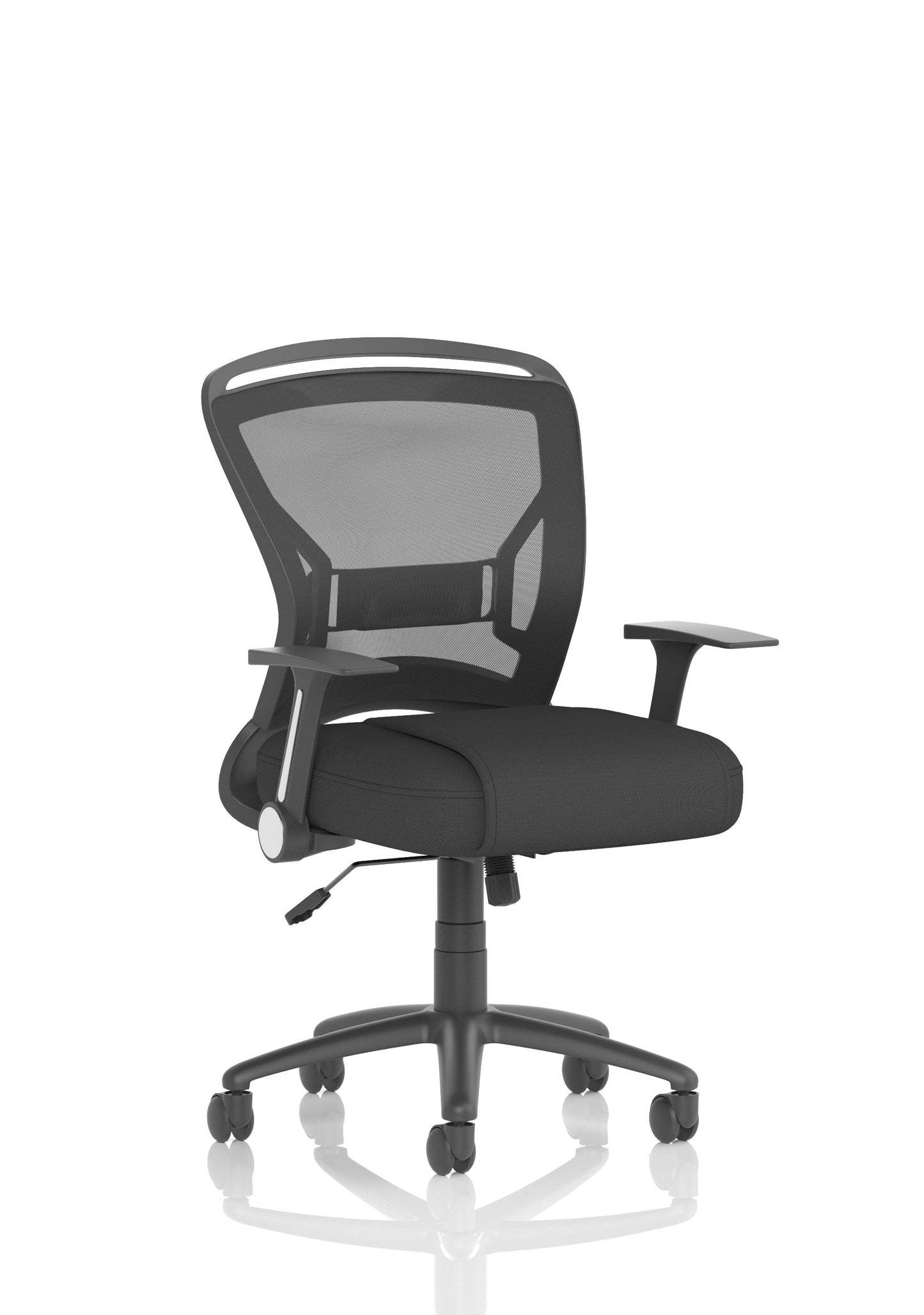 Zeus Medium Mesh Back Task Operator Office Chair with Arms