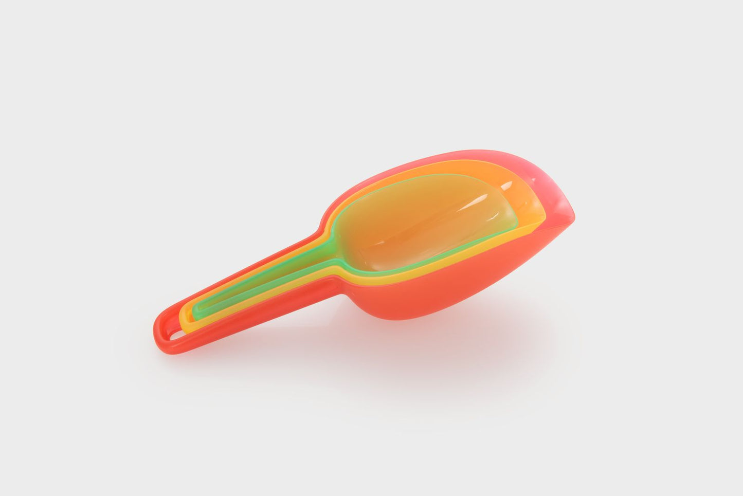 Translucent Colour Nesting Scoops - Pk3