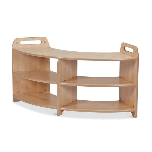 Millhouse Early Years Tall 90 degree Open Sweep Shelving Unit