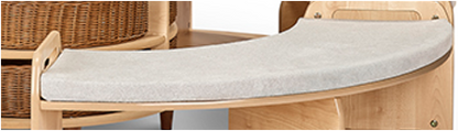 Millhouse Early Years Bench Cushion - Low 90 Degree Open Sweep