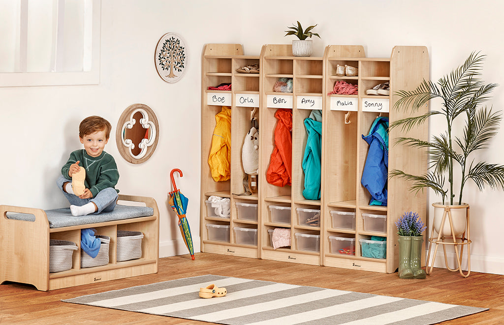 Cubbye Millhouse Preschool Cubbie (6 child) – Chequered Fox