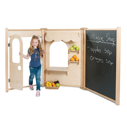 Millhouse Early Years Maple Panel Shop Set