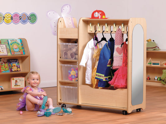 Millhouse Early Years Mobile Dressing Up Trolley
