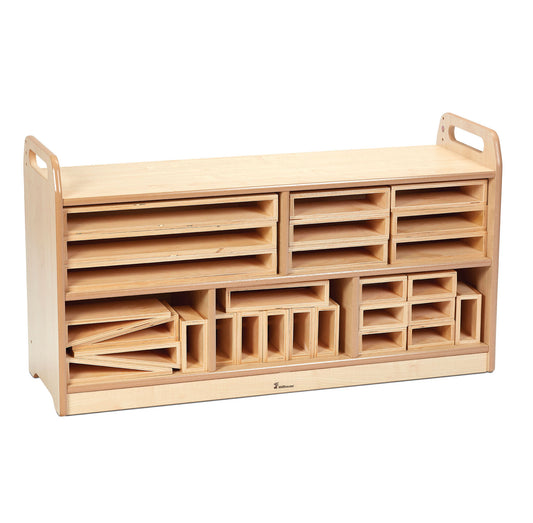 Millhouse Early Years Hollow Block Storage Unit with Back