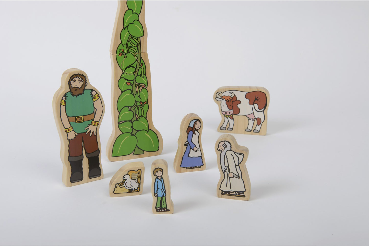 Jack and the Beanstalk Wooden Characters
