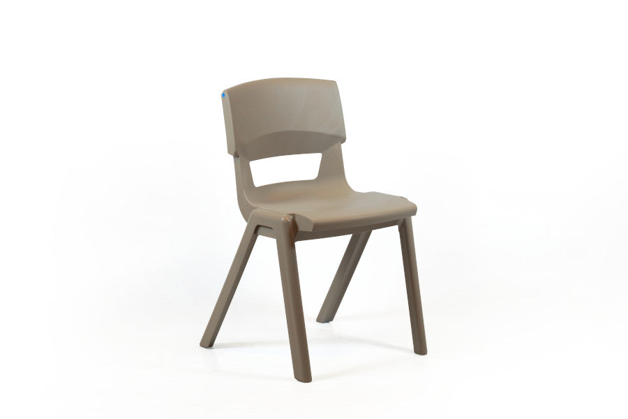 Misty brown Postura Plus Chair on a white background