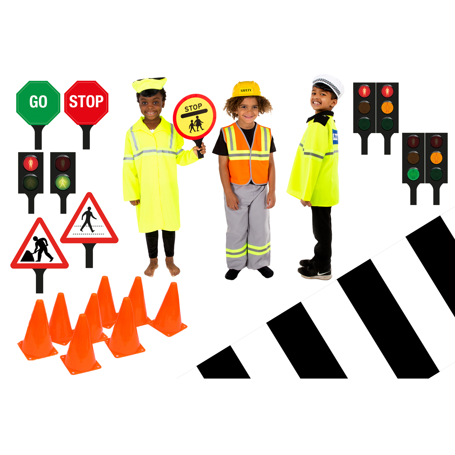 Road Safety Set of 10 – Chequered Fox
