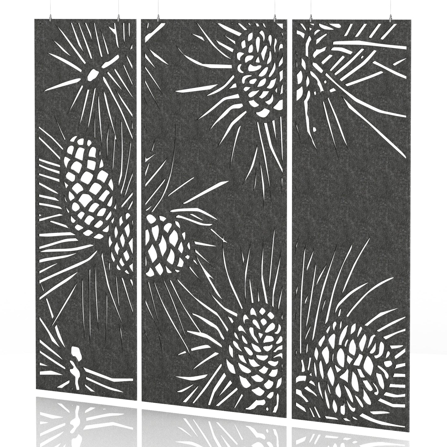 Sch! Acoustic Wall and Hanging Screens (3 Panels)