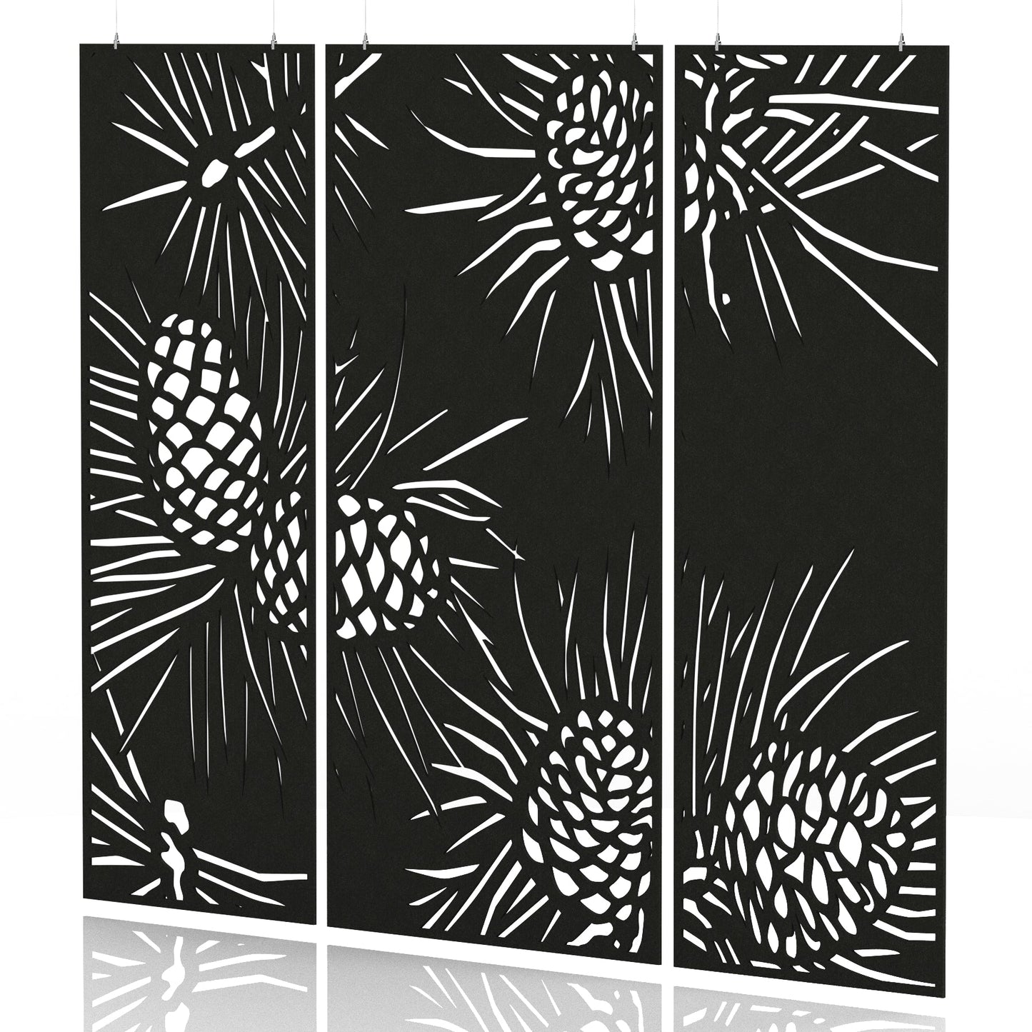 Sch! Acoustic Wall and Hanging Screens (3 Panels)