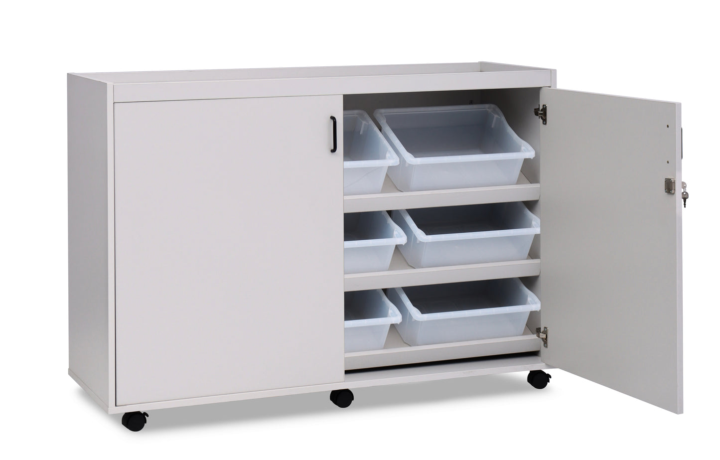 Monarch Sloping Tray Cupboard with 9 Transparent Trays