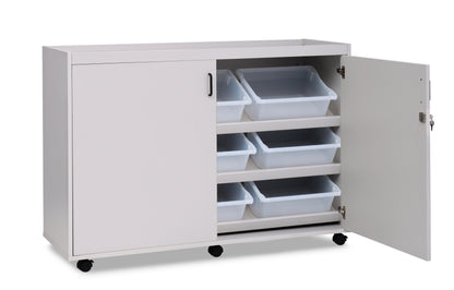 Monarch Sloping Tray Cupboard with 9 Transparent Trays