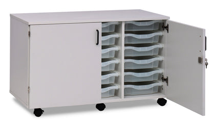 Monarch 18 Tray Cupboard with Transparent Trays