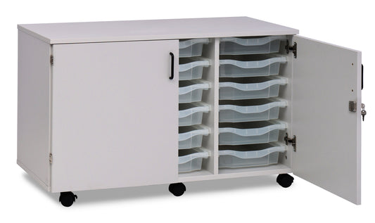 Monarch 18 Tray Cupboard with Transparent Trays