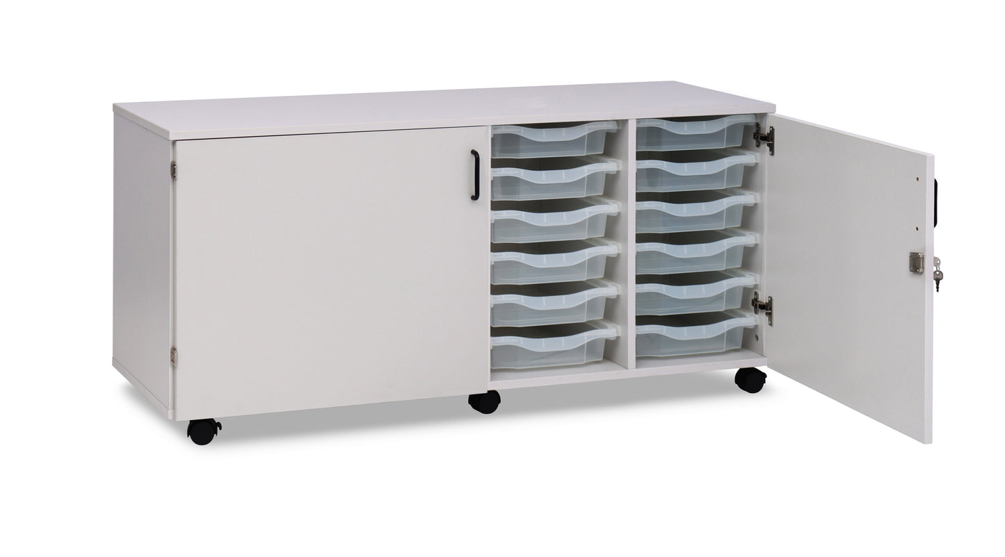 Monarch 24 Tray Cupboard with Transparent Trays