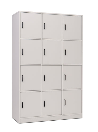 Monarch Bag Storage Unit with 12 Compartments with Doors