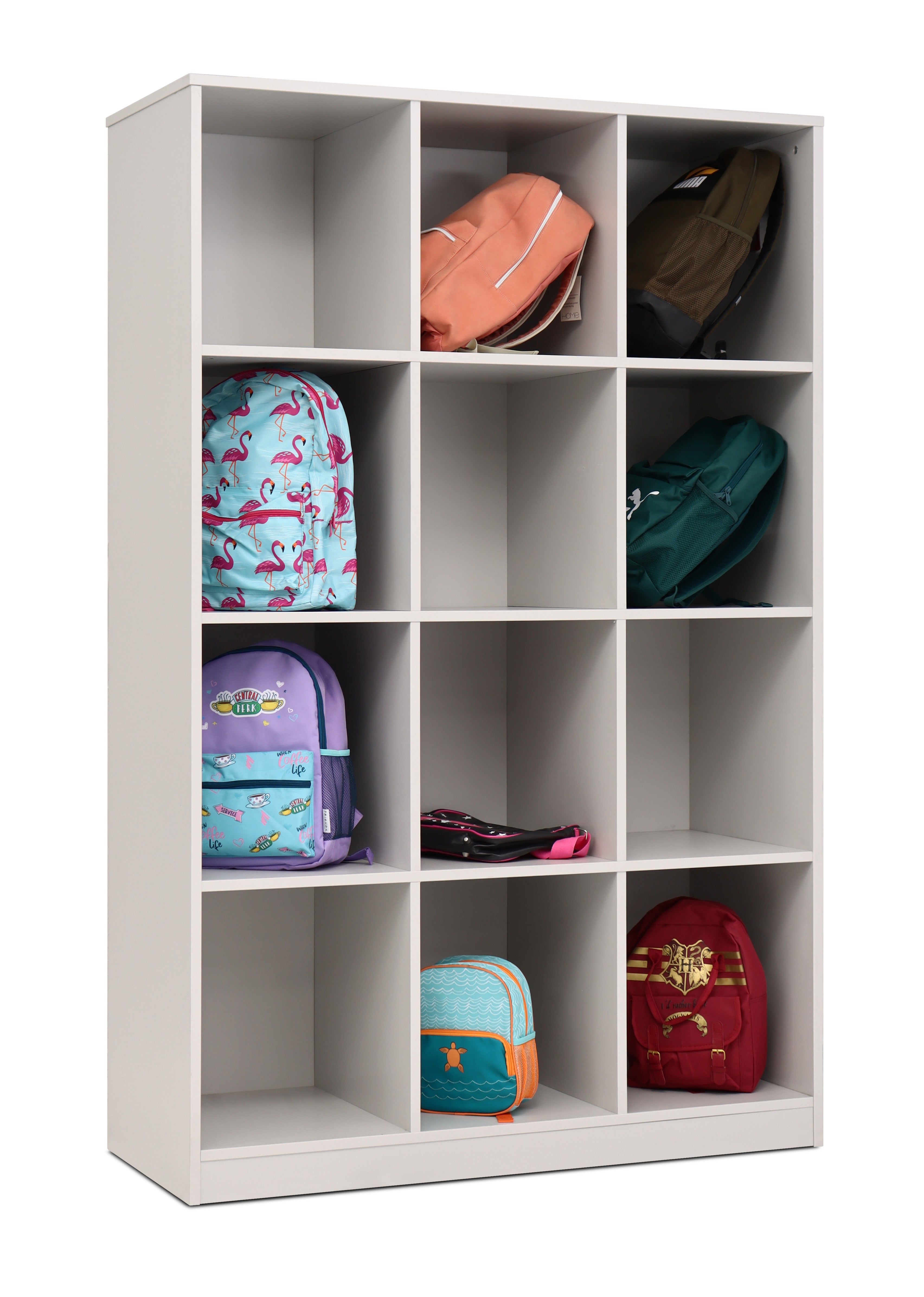 Monarch SEND Bag Storage Unit with 12 Open Compartments – Chequered Fox