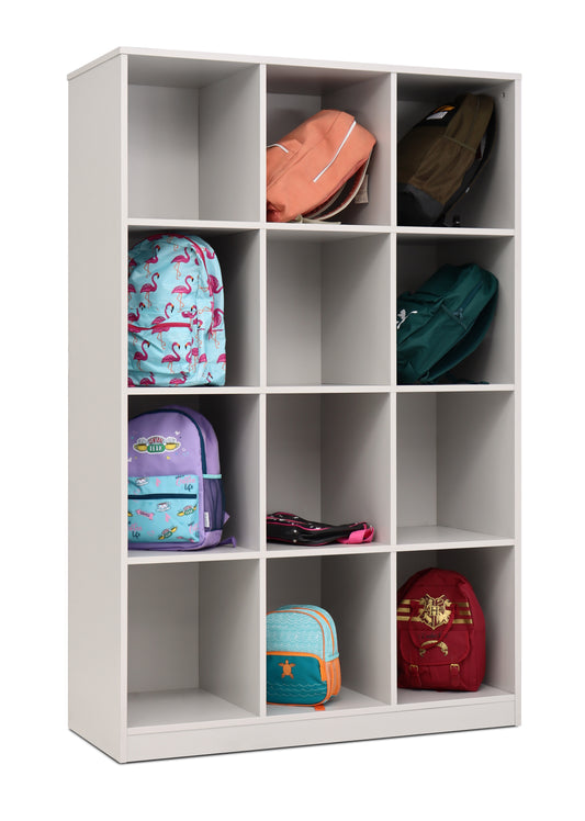 Monarch Bag Storage Unit with 12 Open Compartments