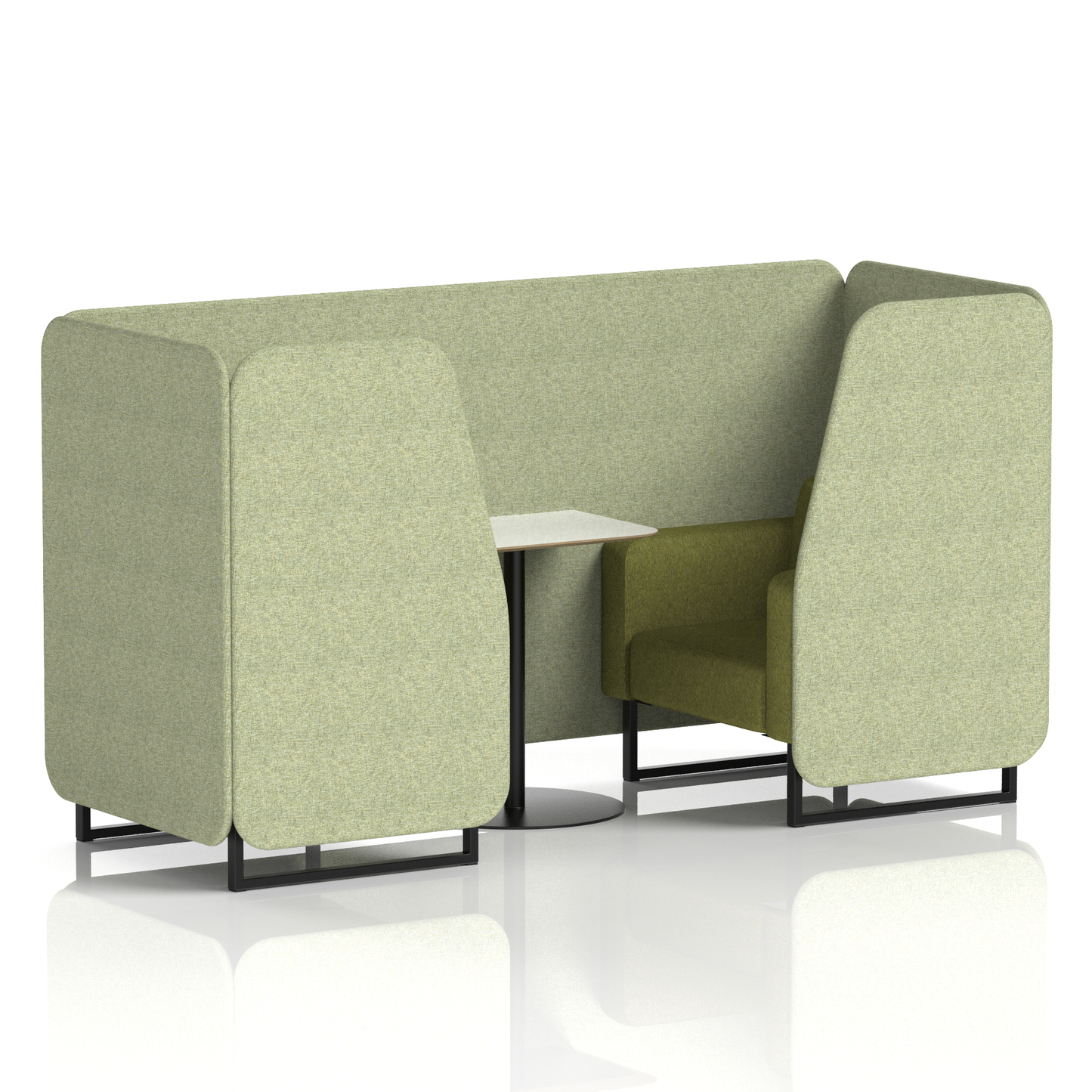 Brixworth Booth With White Table In Two Tone