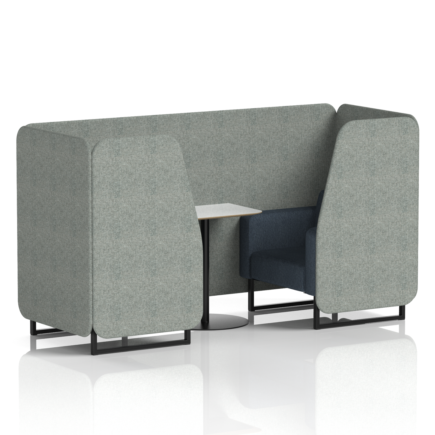 Brixworth Booth With White Table In Two Tone