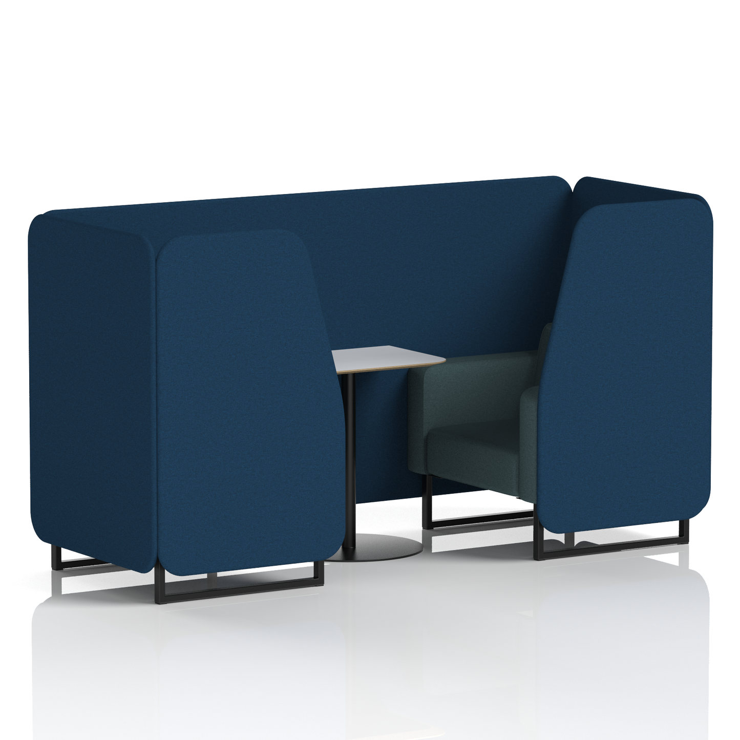 Brixworth Booth With White Table In Two Tone
