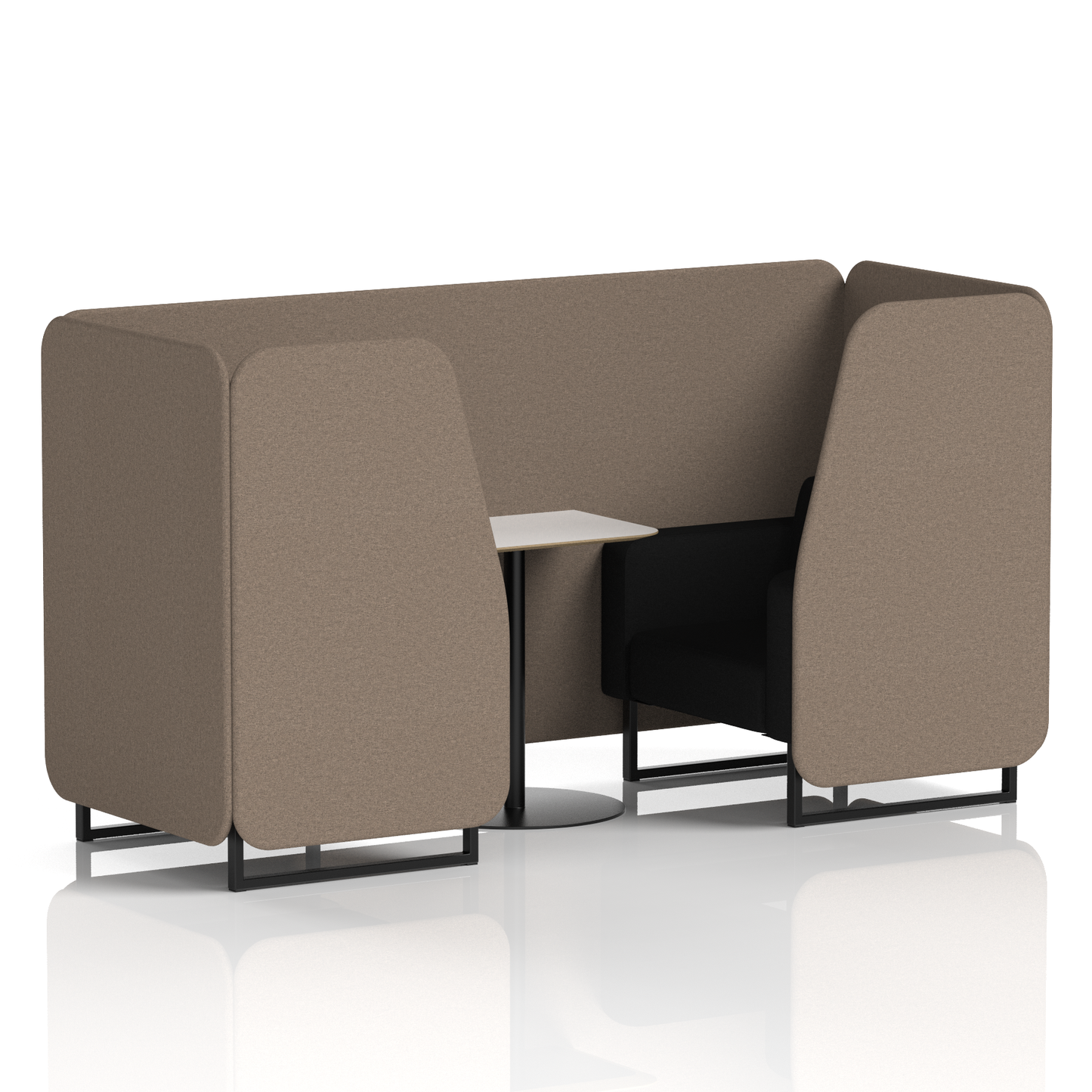 Brixworth Booth With White Table In Two Tone