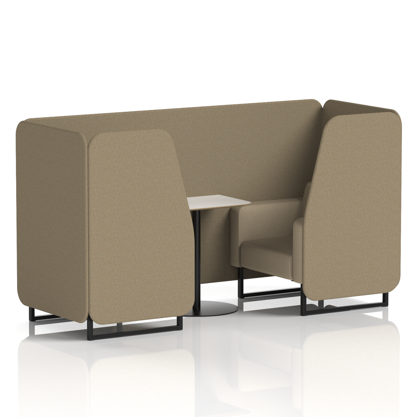 Brixworth Booth With White Table In Two Tone