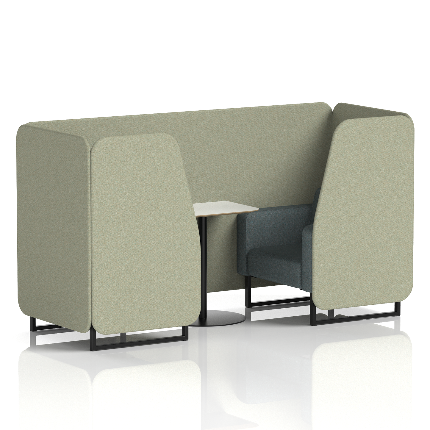 Brixworth Booth With White Table In Two Tone