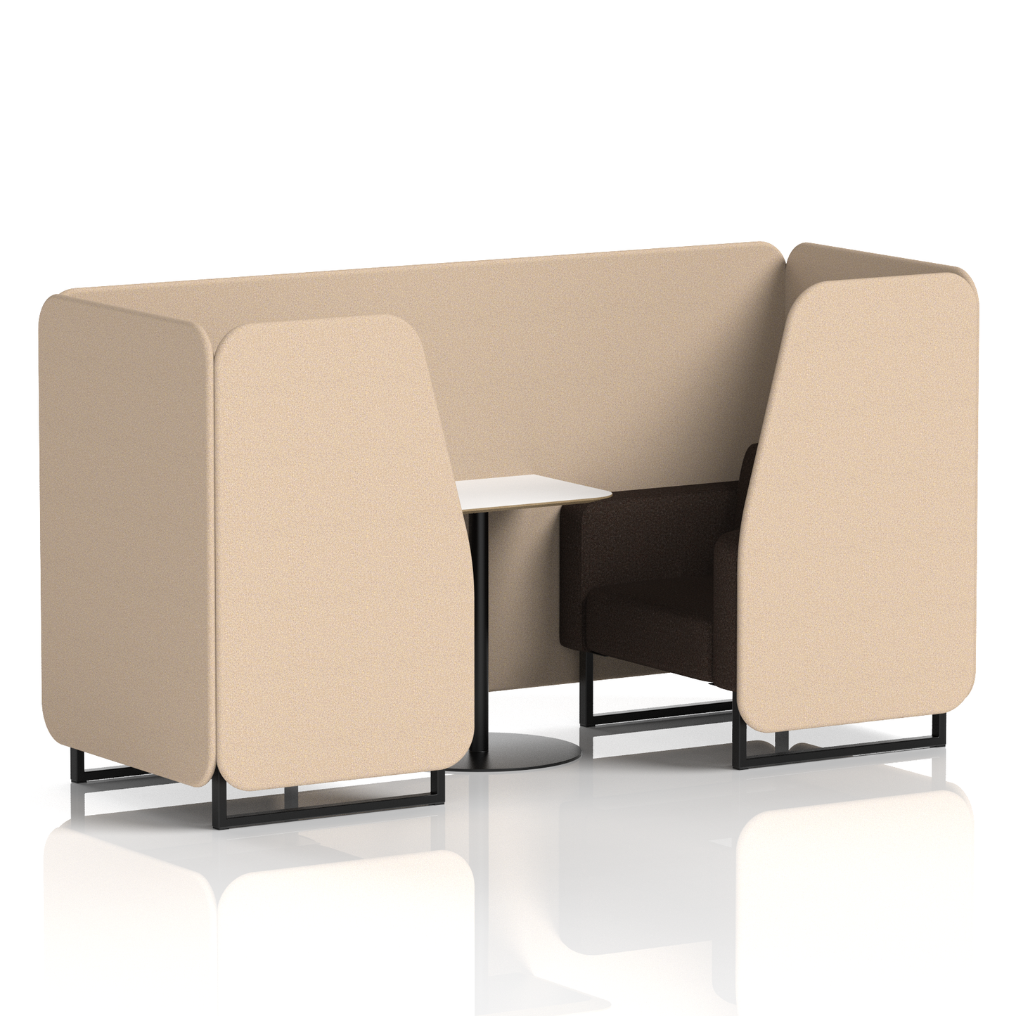 Brixworth Booth With White Table In Two Tone