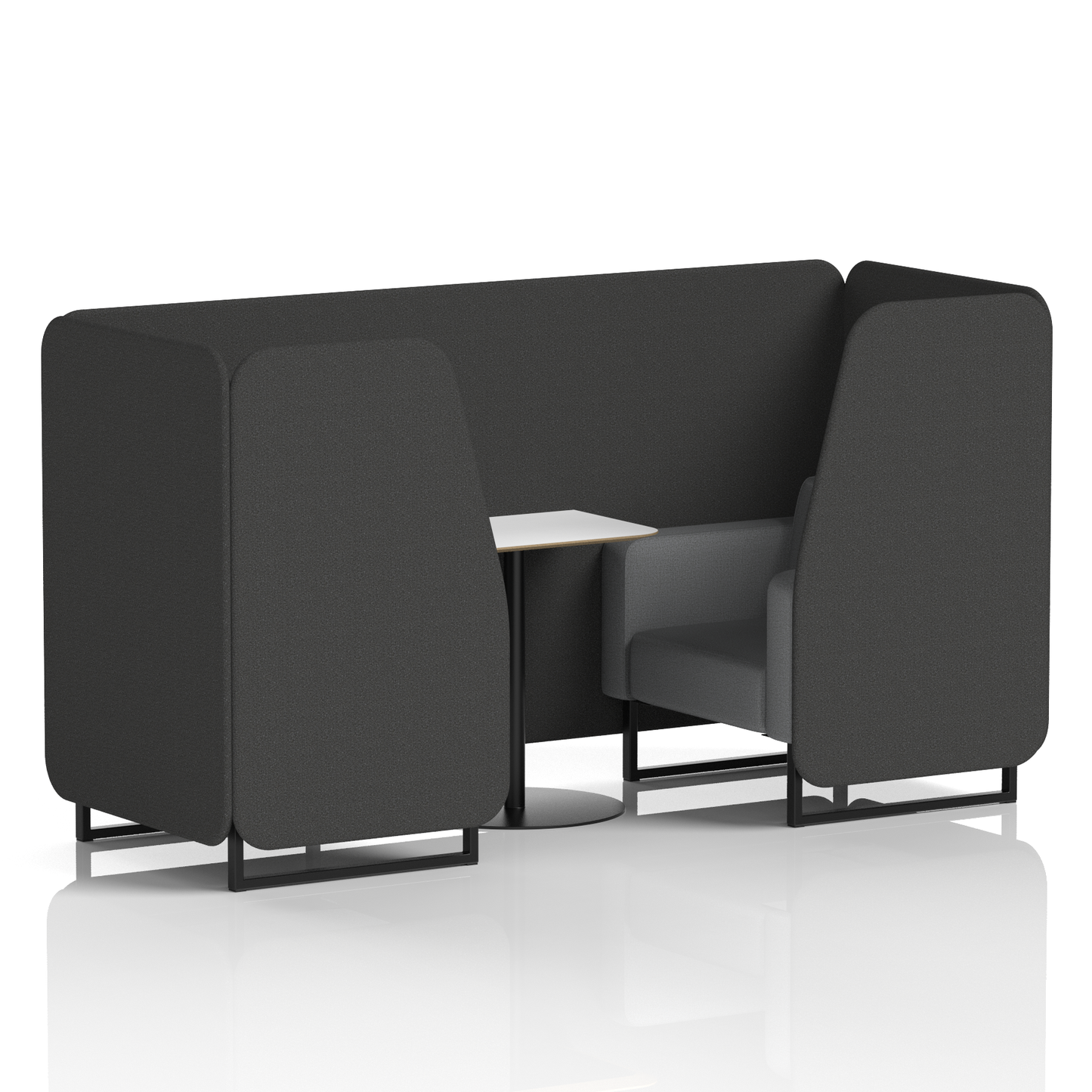 Brixworth Booth With White Table In Two Tone