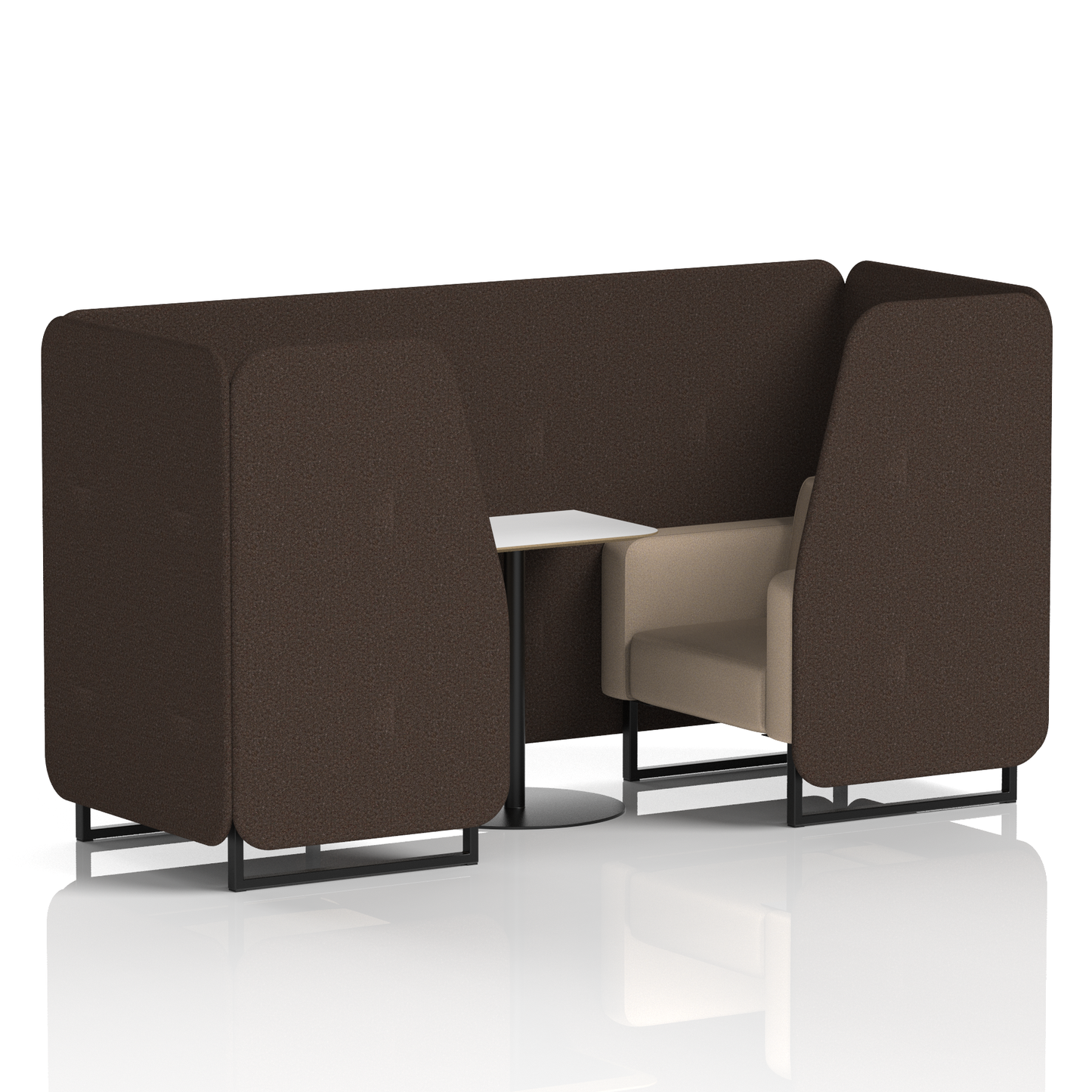 Brixworth Booth With White Table In Two Tone