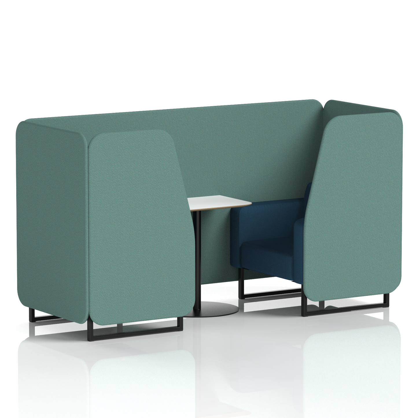 Brixworth Booth With White Table In Two Tone