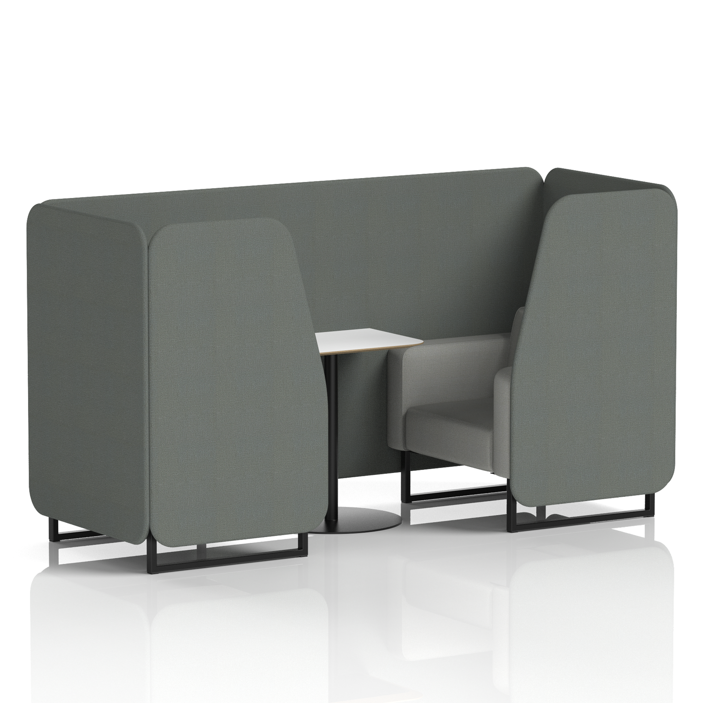 Brixworth Booth With White Table In Two Tone