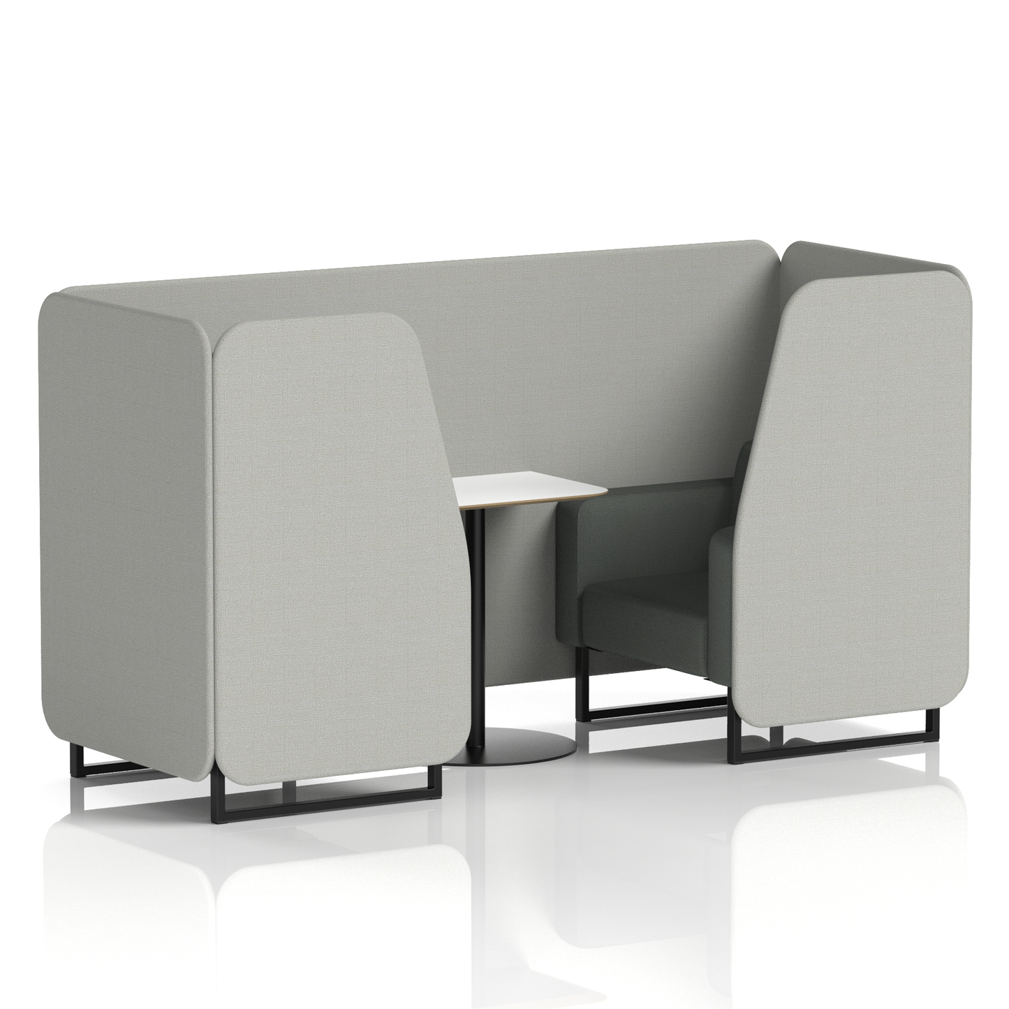 Brixworth Booth With White Table In Two Tone