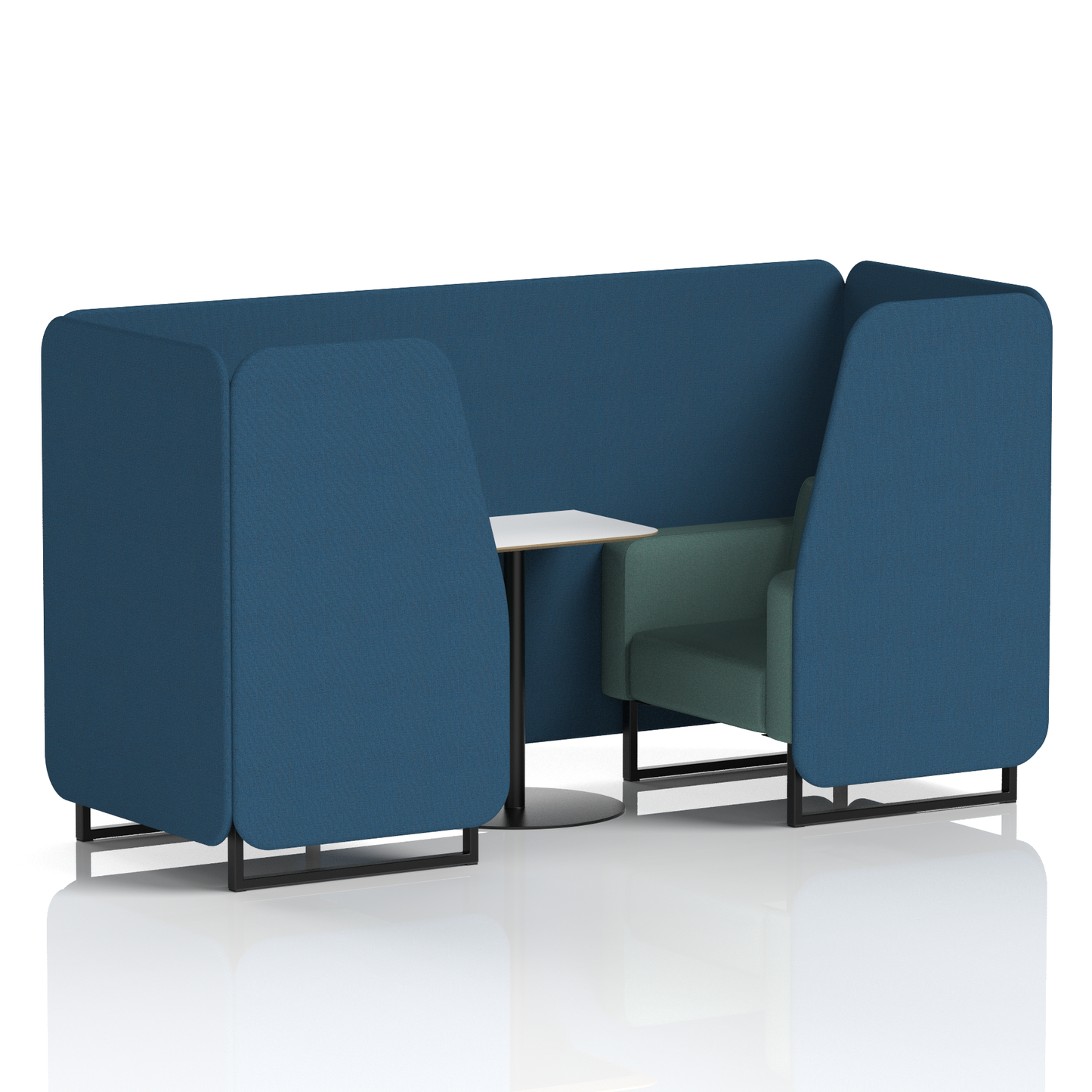 Brixworth Booth With White Table In Two Tone