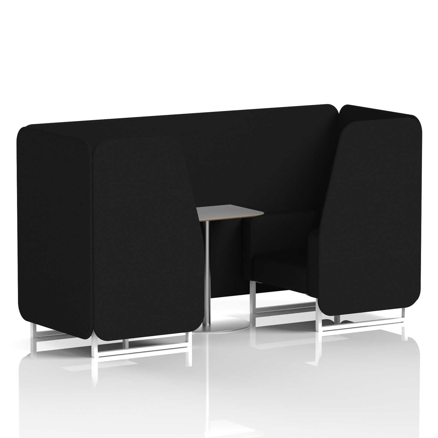 Brixworth Booth With Grey Table In Single Tone