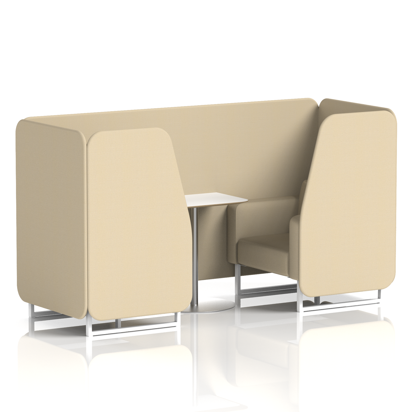Brixworth Booth With White Table In Single Tone