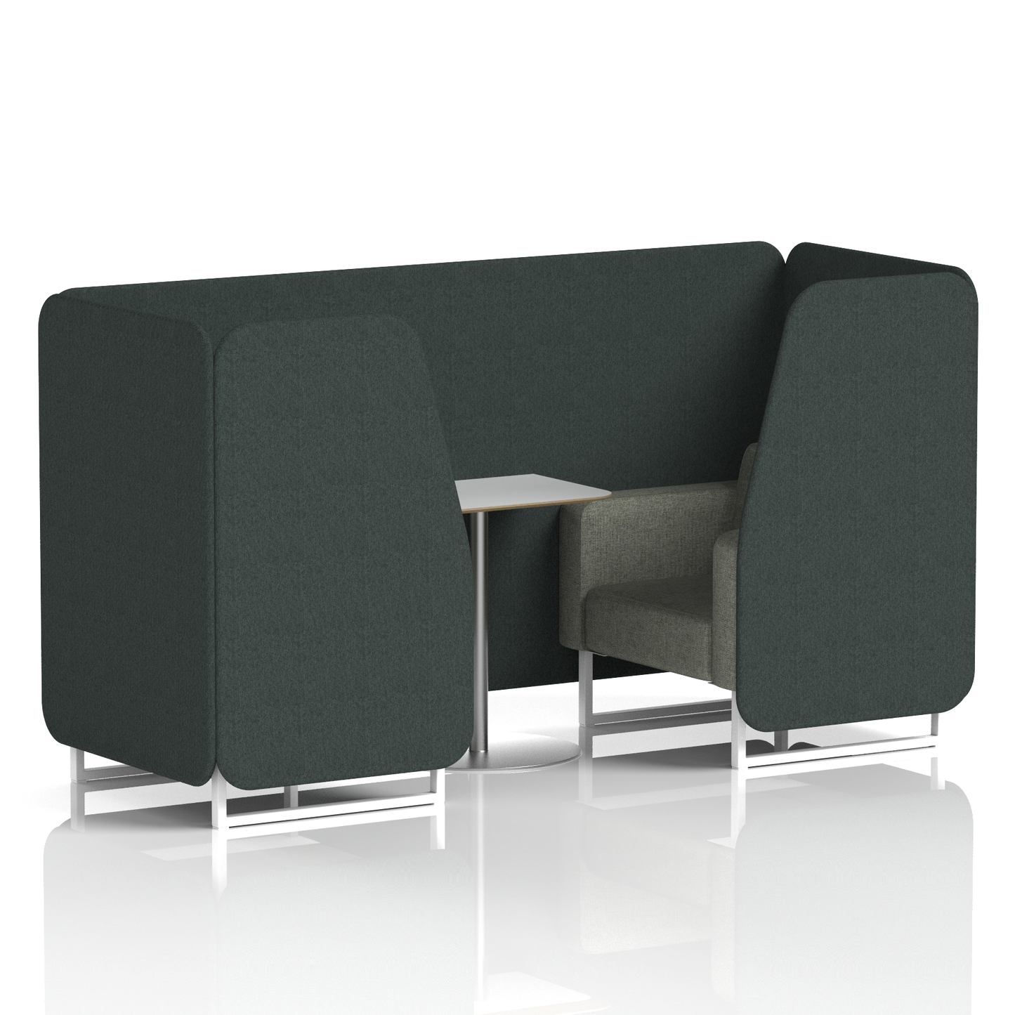 Brixworth Booth With White Table In Two Tone