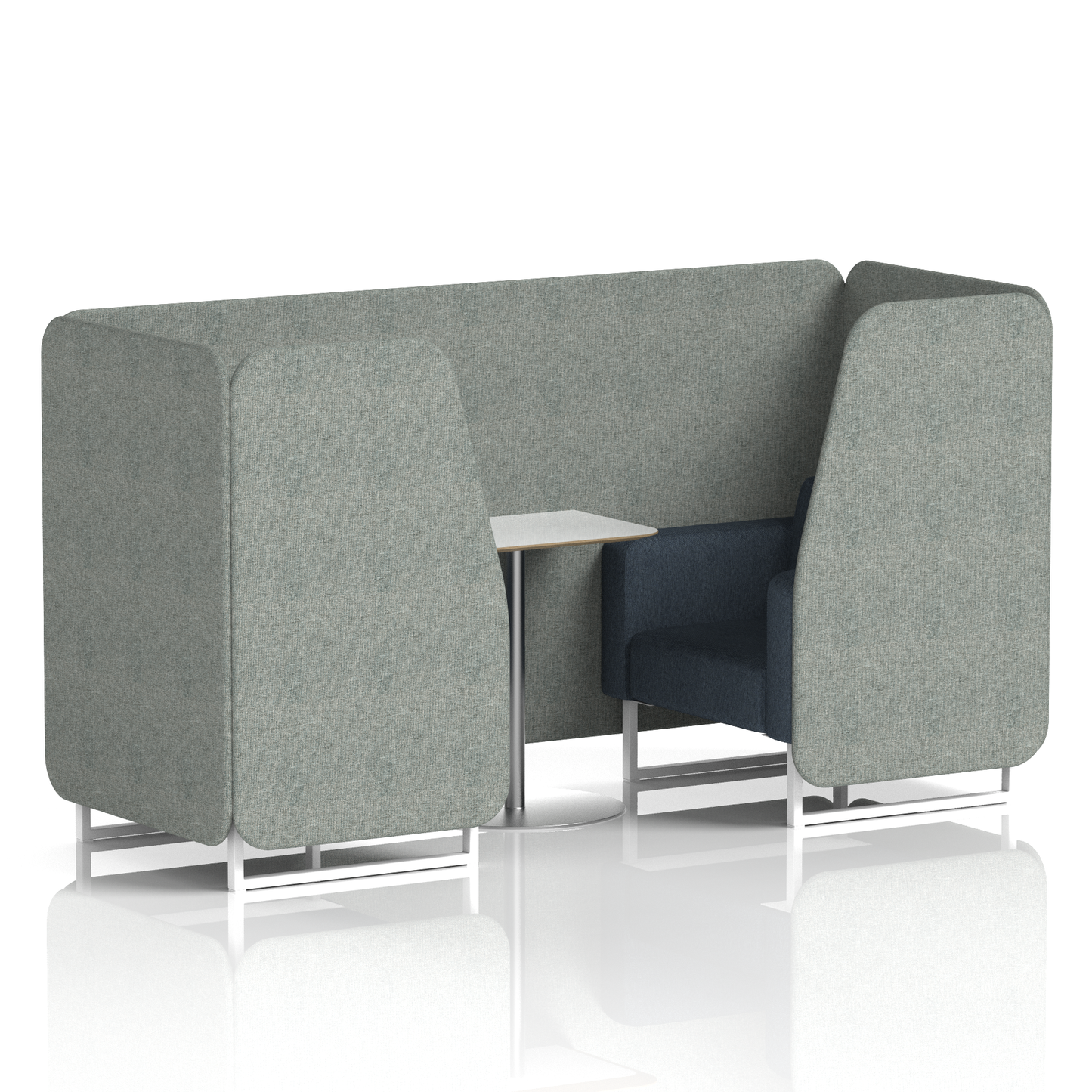 Brixworth Booth With White Table In Two Tone