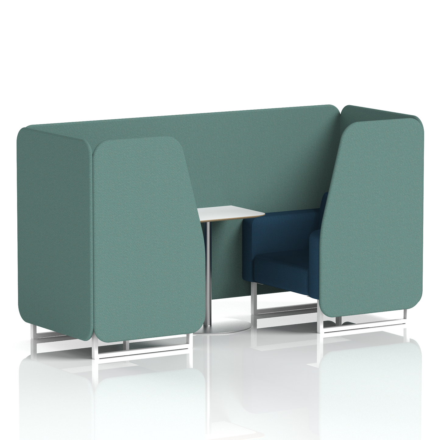 Brixworth Booth With White Table In Two Tone