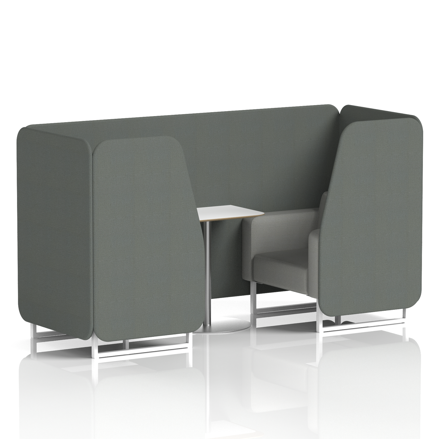 Brixworth Booth With White Table In Two Tone