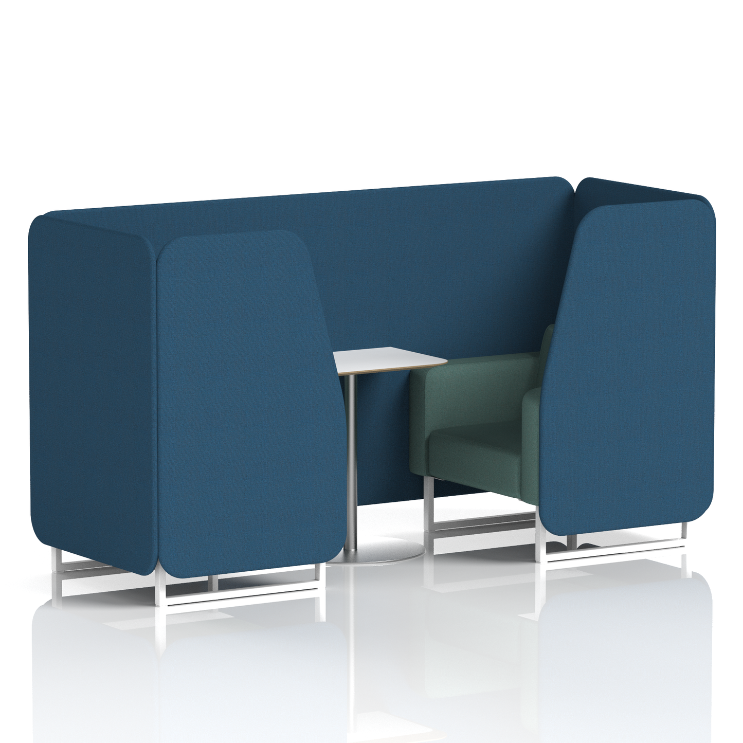 Brixworth Booth With White Table In Two Tone