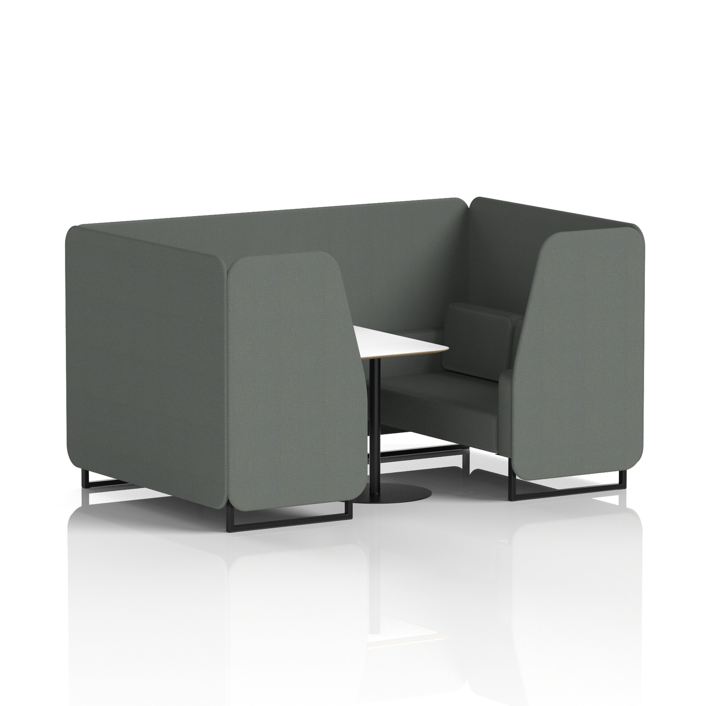 Brixworth Booth With White Table In Single Tone