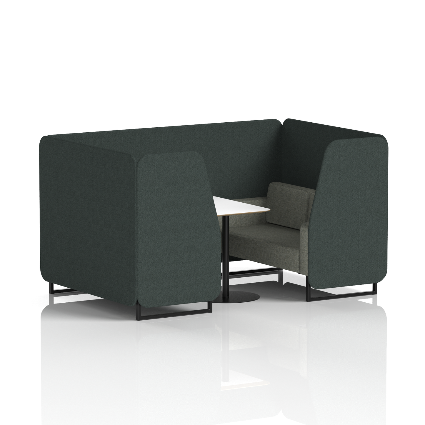 Brixworth Booth With White Table In Two Tone