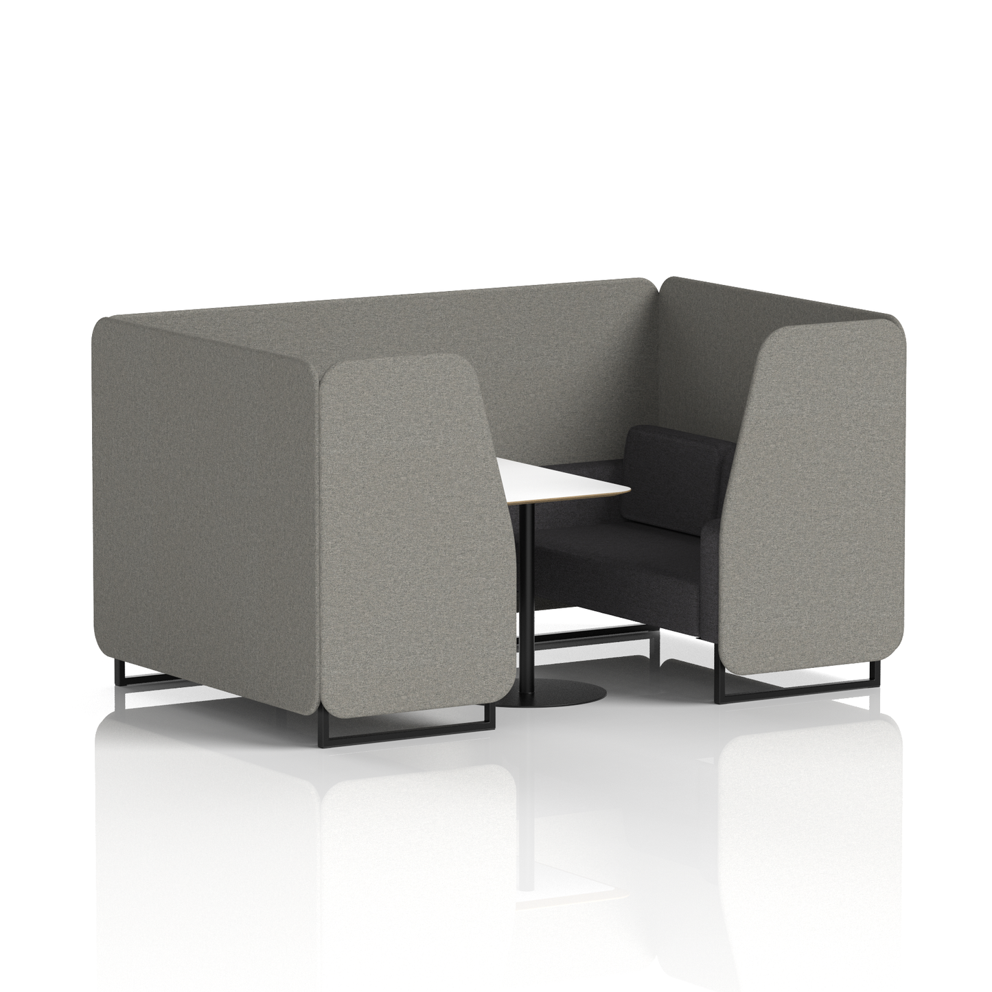 Brixworth Booth With White Table In Two Tone